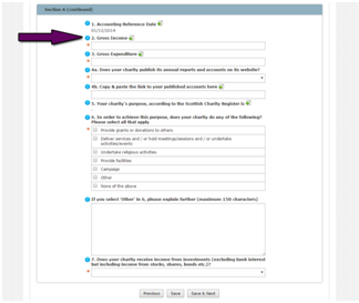 Section A Gross Income